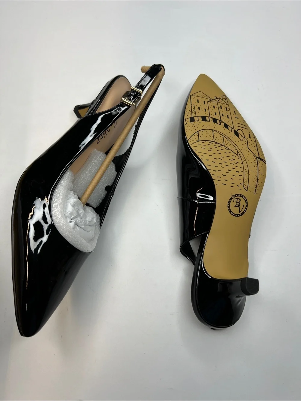 EXTRA WIDE Bella Vita Scarlett II Kitten-Heel Slingback Pumps 9WW
